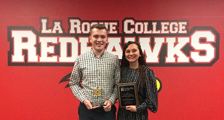 Andrea Luciano, Ben Mullins Honored at Senior Awards Luncheon