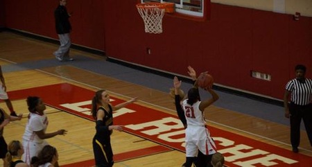Lady Redhawks Pick Up Big Road Win, Defeat Frostburg State 71-58