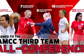 Five Redhawks Earn AMCC All-Conference Honors